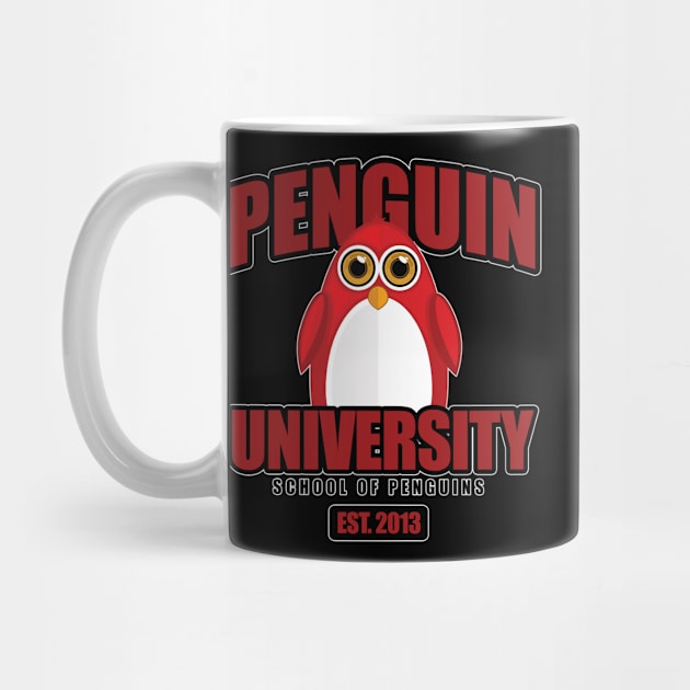 Penguin University - Red by adamzworld